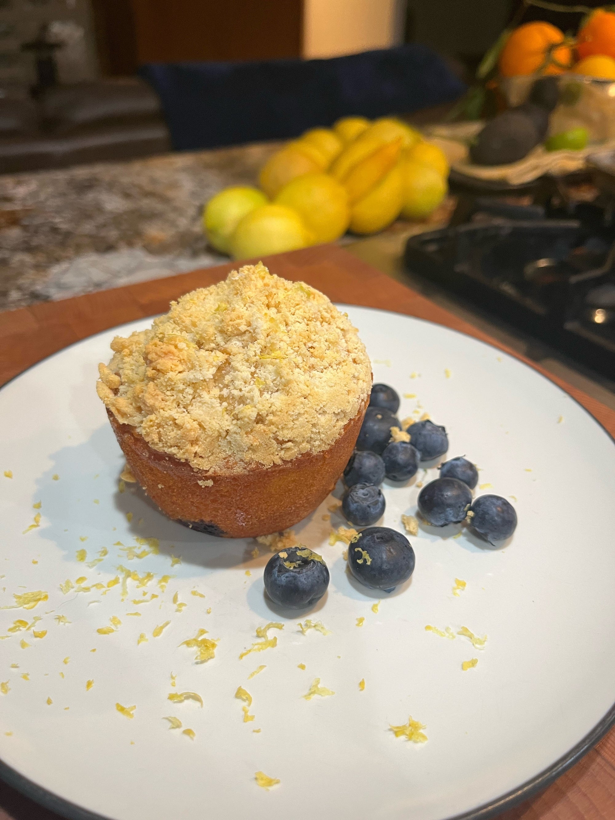 Low Fat, Low Carb Berry Protein Muffins
