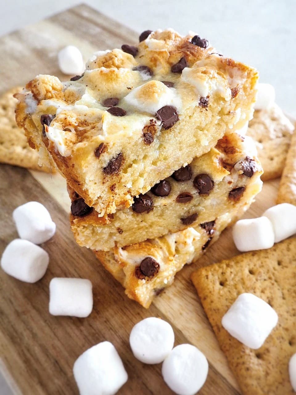 Chewy S'mores Protein Bars