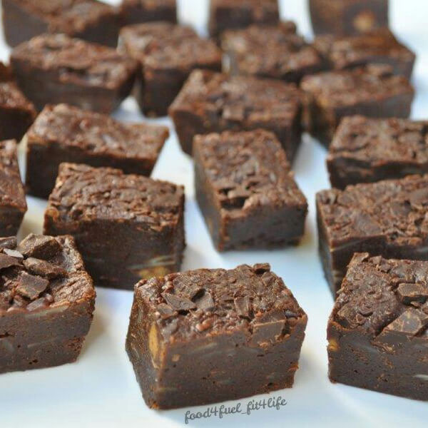 almond protein fudge bars