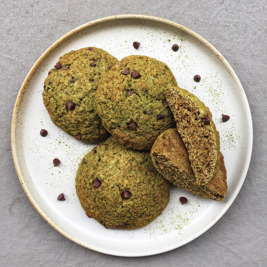 Vegan Matcha Cookies