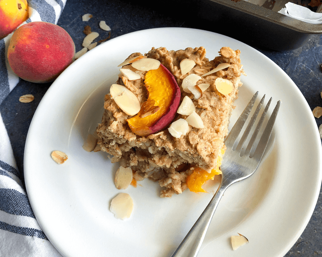 peach oatmeal