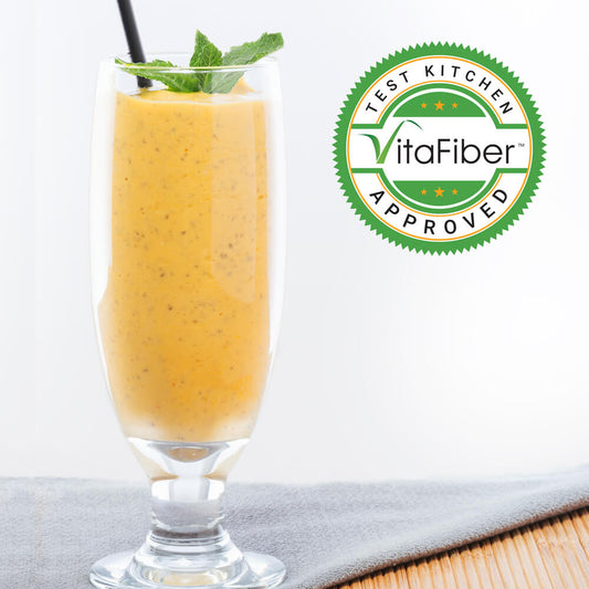 vitafiber mango and strawberry smoothie